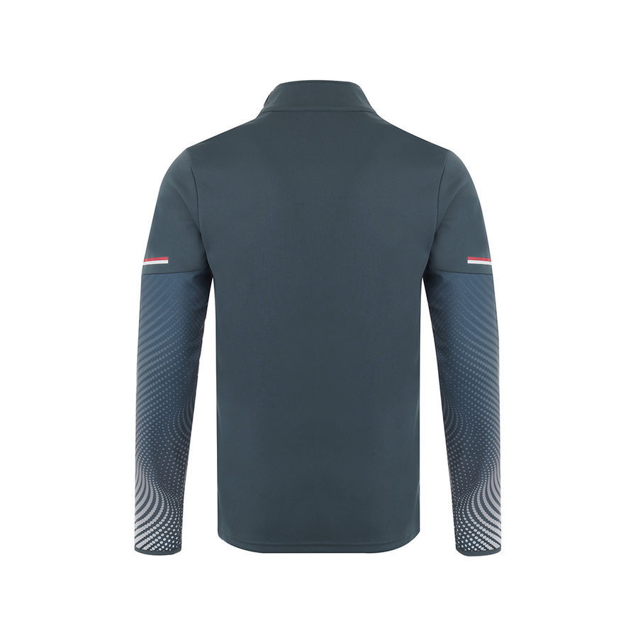 Mizuno Mid Layer 1/2 Zip Shoulder Training Top AS Monaco Men Dark Slate